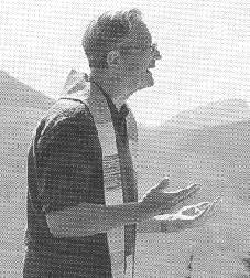 Alois Zenner während einer Bergmesse